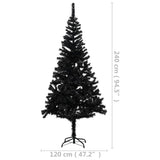 Kunstkerstboom Met Verlichting En Standaard 240 Cm Pvc