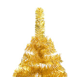 Kunstkerstboom Met Verlichting Standaard 150 Cm Pet Goudkleurig