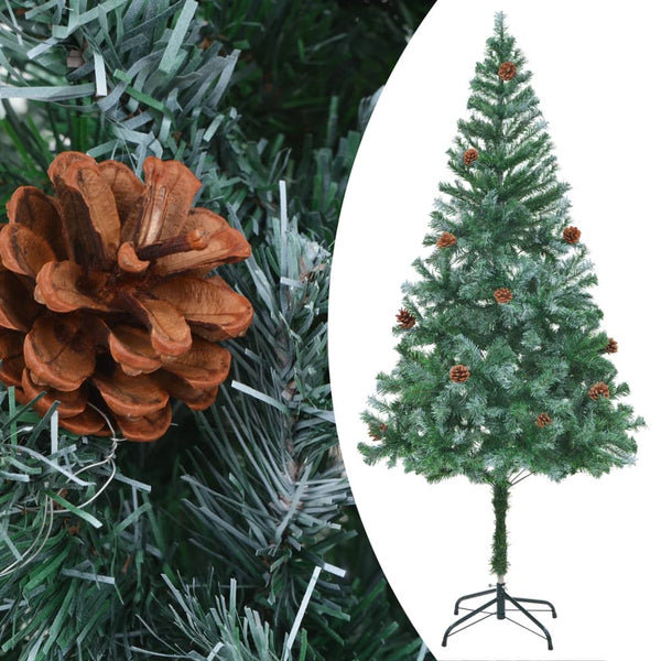 Kunstkerstboom Met Verlichting En Dennenappels 180 Cm