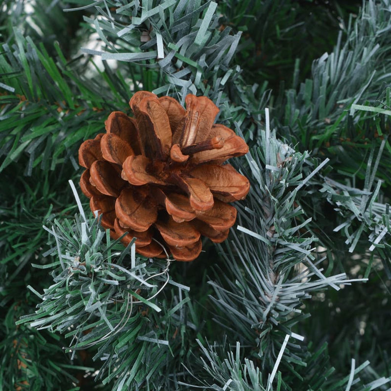 Kunstkerstboom Met Verlichting En Dennenappels 180 Cm