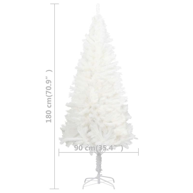 Kunstkerstboom Met Verlichting 180 Cm Wit