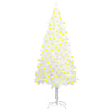 Kunstkerstboom Met Verlichting 210 Cm Wit