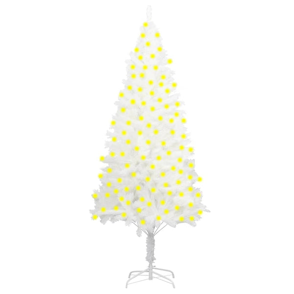 Kunstkerstboom Met Verlichting 210 Cm Wit