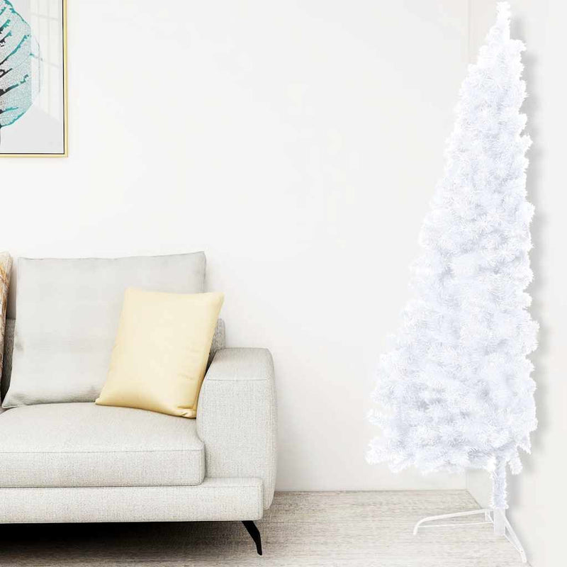 Kunstkerstboom Met Verlichting En Kerstballen Half 180 Cm