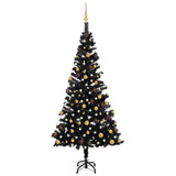 Kunstkerstboom Met Verlichting En Kerstballen 150 Cm Pvc