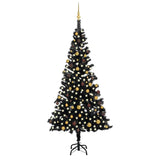 Kunstkerstboom Met Verlichting En Kerstballen 150 Cm Pvc