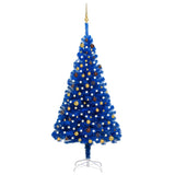 Kunstkerstboom Met Verlichting En Kerstballen 150 Cm Pvc