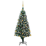 Kunstkerstboom Met Verlichting Kerstballen Dennenappels 180 Cm