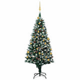 Kunstkerstboom Met Verlichting Kerstballen Dennenappels 180 Cm