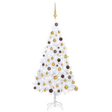 Kunstkerstboom Met Verlichting En Kerstballen Pvc