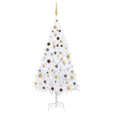 Kunstkerstboom Met Verlichting En Kerstballen Pvc