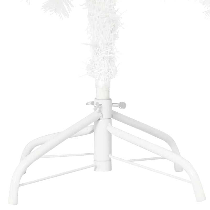 Kunstkerstboom Met Verlichting En Kerstballen 120 Cm Wit Goud