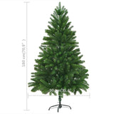 Kunstkerstboom Met Verlichting En Kerstballen 150 Cm Groen Goud