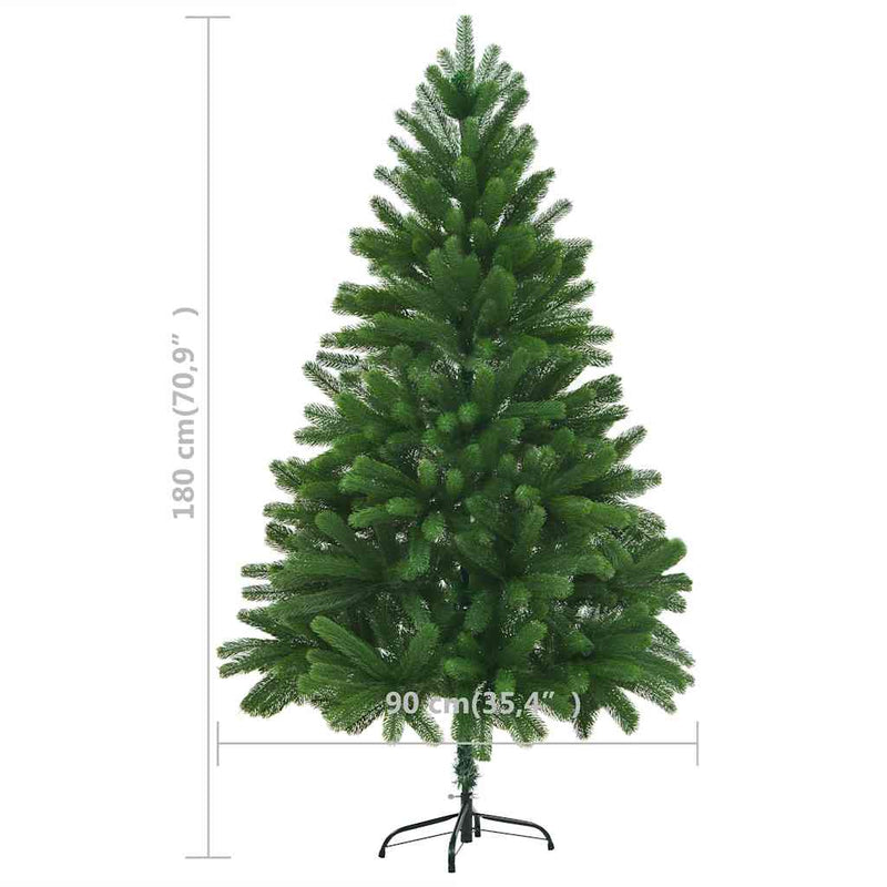 Kunstkerstboom Met Verlichting En Kerstballen 150 Cm Groen Goud