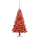 Kunstkerstboom Met Verlichting En Kerstballen 150 Cm Pvc