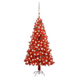 Kunstkerstboom Met Verlichting En Kerstballen 150 Cm Pvc