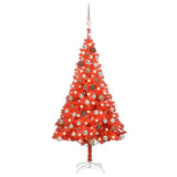 Kunstkerstboom Met Verlichting En Kerstballen 150 Cm Pvc