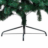 Kunstkerstboom Met Verlichting En Kerstballen Half