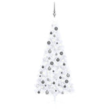 Kunstkerstboom Met Verlichting En Kerstballen Half 180 Cm