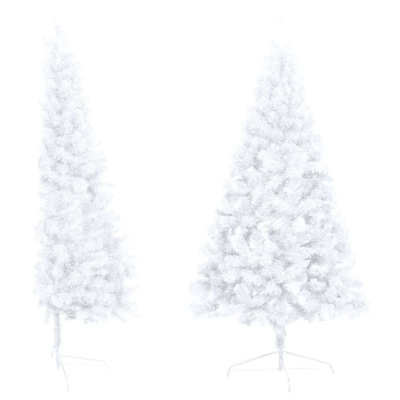 Kunstkerstboom Met Verlichting En Kerstballen Half 180 Cm