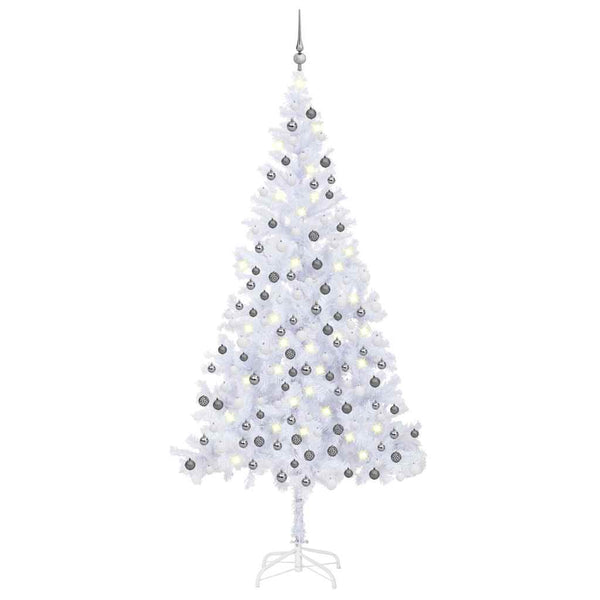 Kunstkerstboom Met Verlichting En Kerstballen L 240 Cm
