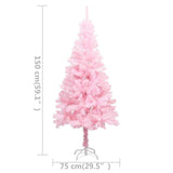 Kunstkerstboom Met Verlichting En Kerstballen 150 Cm Pvc