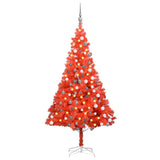 Kunstkerstboom Met Verlichting En Kerstballen 150 Cm Pvc