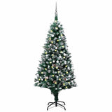 Kunstkerstboom Met Verlichting Kerstballen Dennenappels 180 Cm