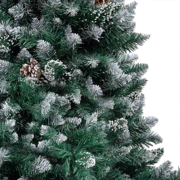 Kunstkerstboom Met Verlichting Kerstballen Dennenappels 180 Cm