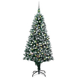 Kunstkerstboom Met Verlichting Kerstballen Dennenappels 180 Cm