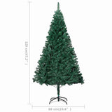 Kunstkerstboom Met Verlichting En Kerstballen Pvc