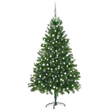 Kunstkerstboom Met Verlichting En Kerstballen 210 Cm Groen