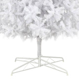 Kunstkerstboom Met Verlichting 400 Cm Wit Zwart