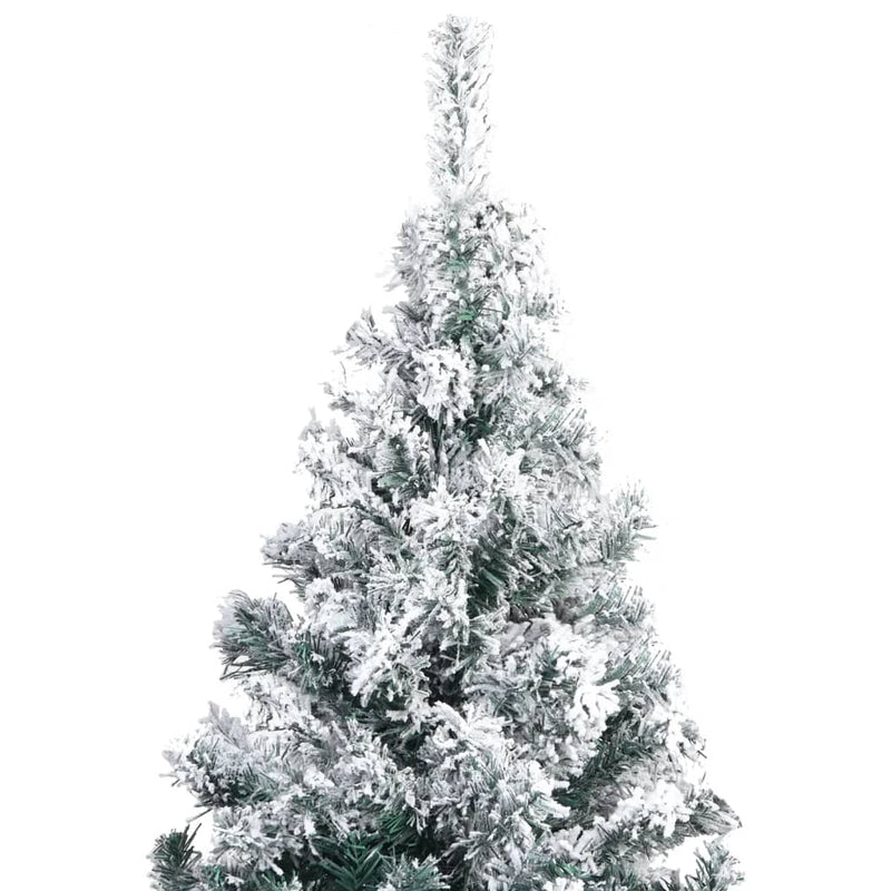 Kunstkerstboom Met Verlichting En Sneeuw 300 Cm Pvc Groen