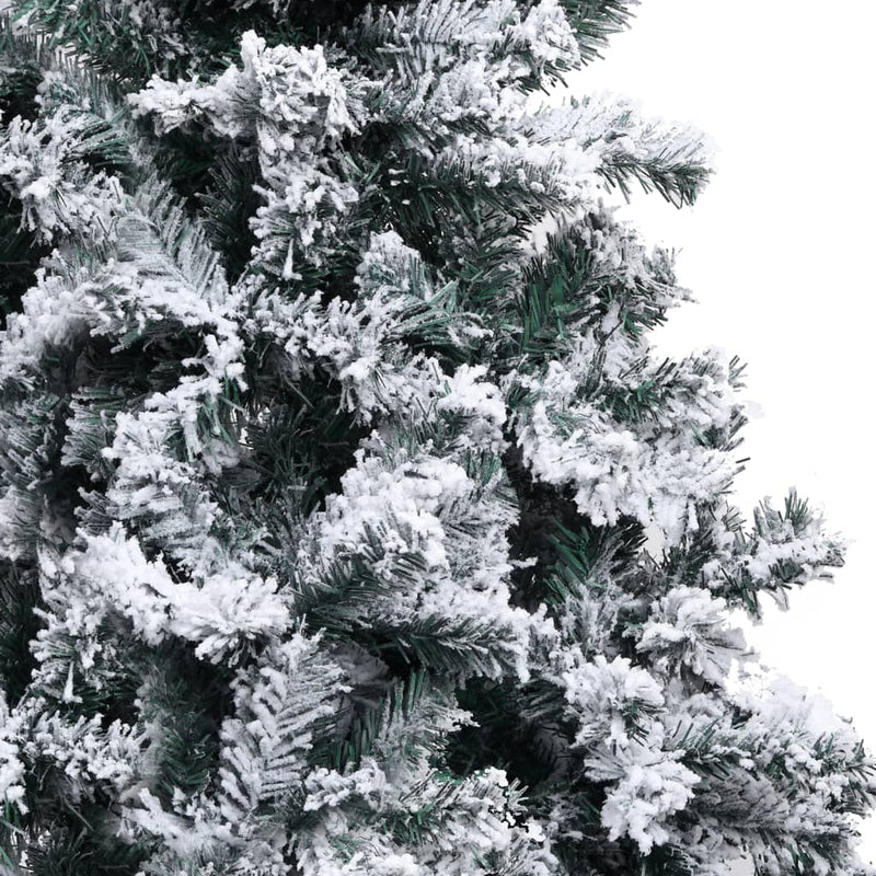 Kunstkerstboom Met Verlichting En Sneeuw 300 Cm Pvc Groen