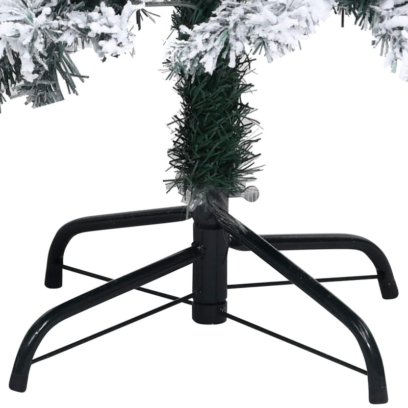 Kunstkerstboom Met Verlichting En Sneeuw 300 Cm Pvc Groen