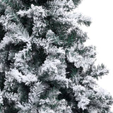 Kunstkerstboom Met Verlichting En Sneeuw Pvc 400 Cm Groen