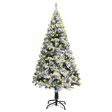 Kunstkerstboom Met Verlichting En Sneeuw 240 Cm Groen