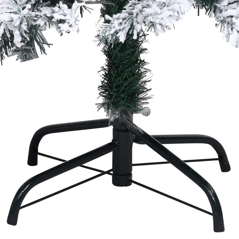 Kunstkerstboom Met Verlichting En Sneeuw 240 Cm Groen