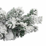 Kerstslinger Met Led's En Sneeuw 10 M Pvc Groen Rood