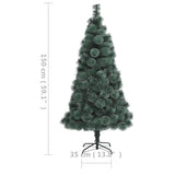 Kunstkerstboom Met Verlichting En Standaard 150 Cm Pet Groen
