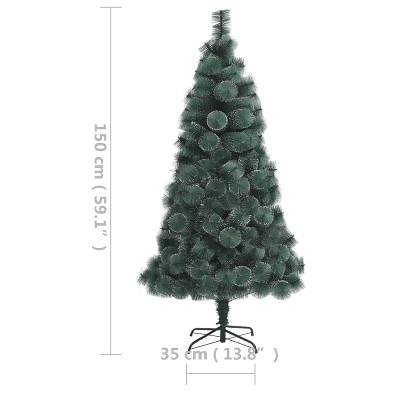 Kunstkerstboom Met Verlichting En Standaard 150 Cm Pet Groen