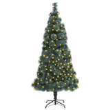 Kunstkerstboom Met Verlichting En Standaard 180 Cm Pet Groen
