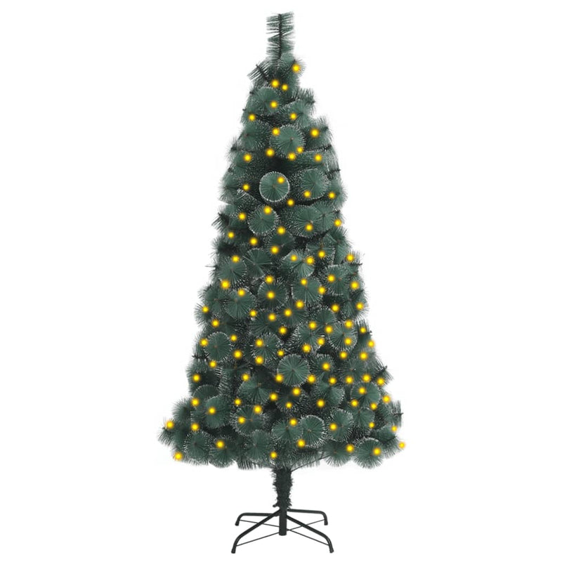 Kunstkerstboom Met Verlichting En Standaard 180 Cm Pet Groen