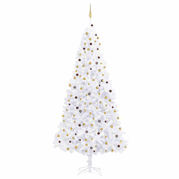 Kunstkerstboom Met Verlichting En Kerstballen 300 Cm