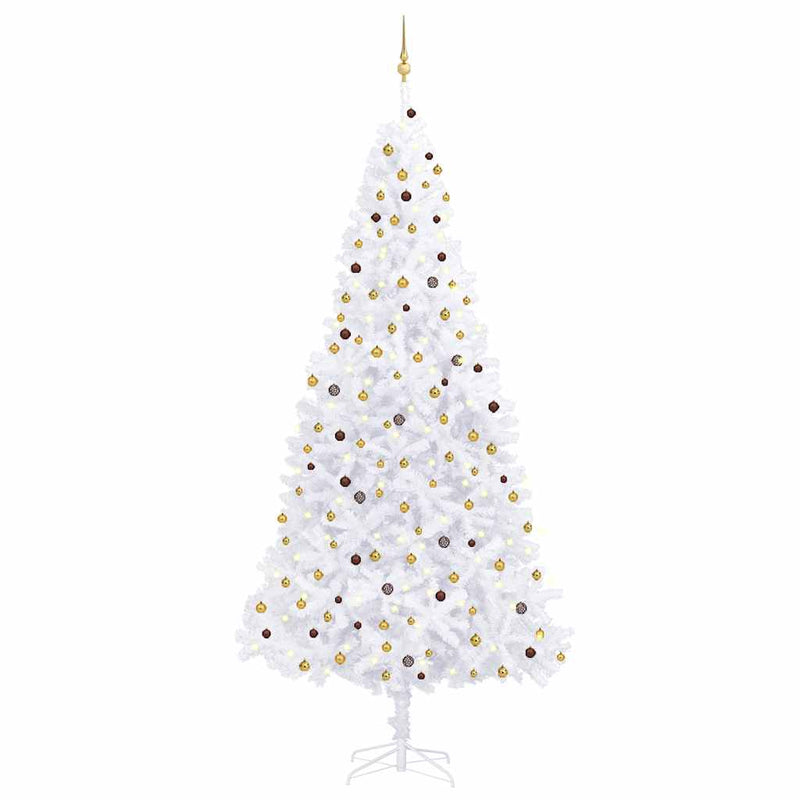 Kunstkerstboom Met Verlichting En Kerstballen 300 Cm