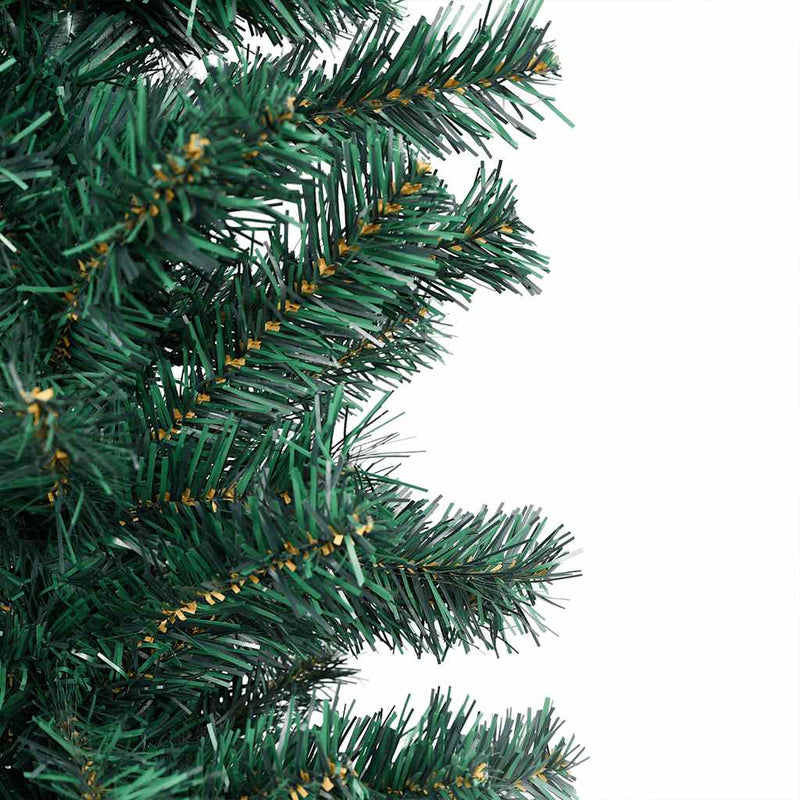 Kunstkerstboom Met Verlichting En Kerstballen Smal