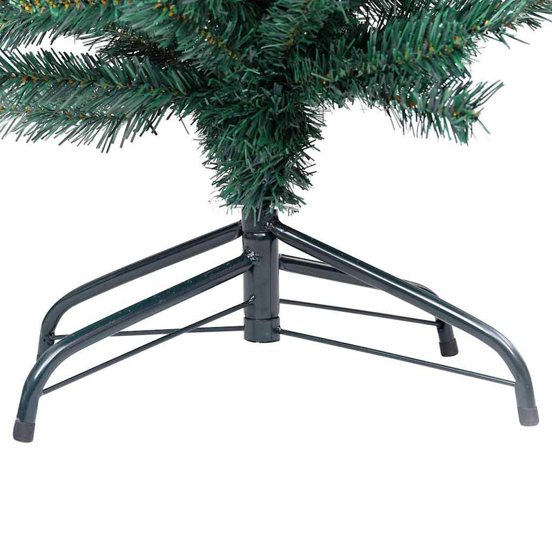Kunstkerstboom Met Verlichting En Kerstballen Smal