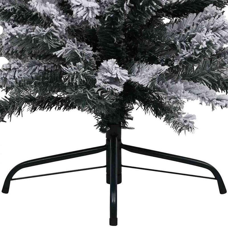 Kunstkerstboom Met Verlichting En Kerstballen Smal 240 Cm Groen