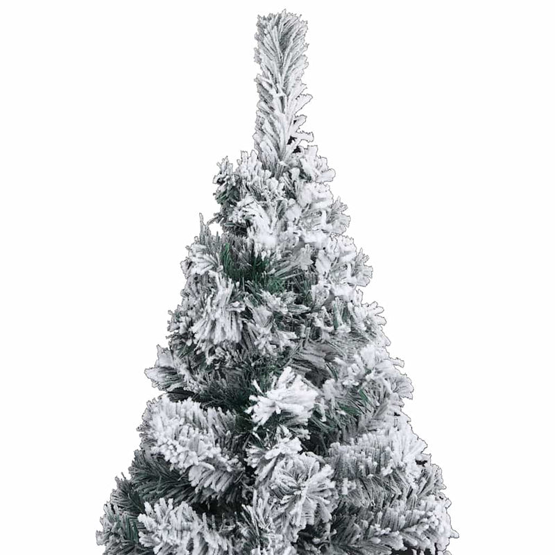 Kunstkerstboom Met Verlichting En Kerstballen Smal 240 Cm Groen